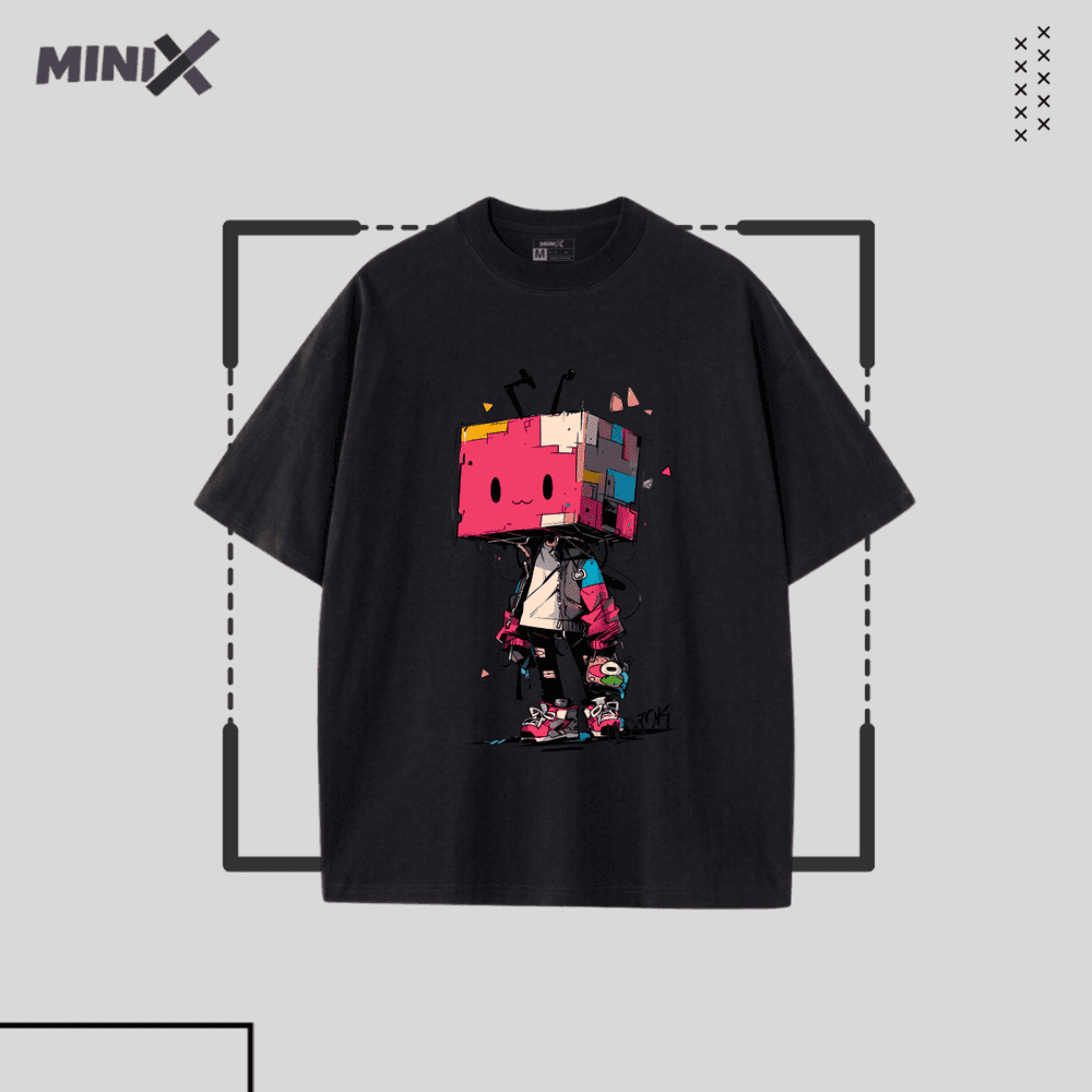 Cute Box Head Character