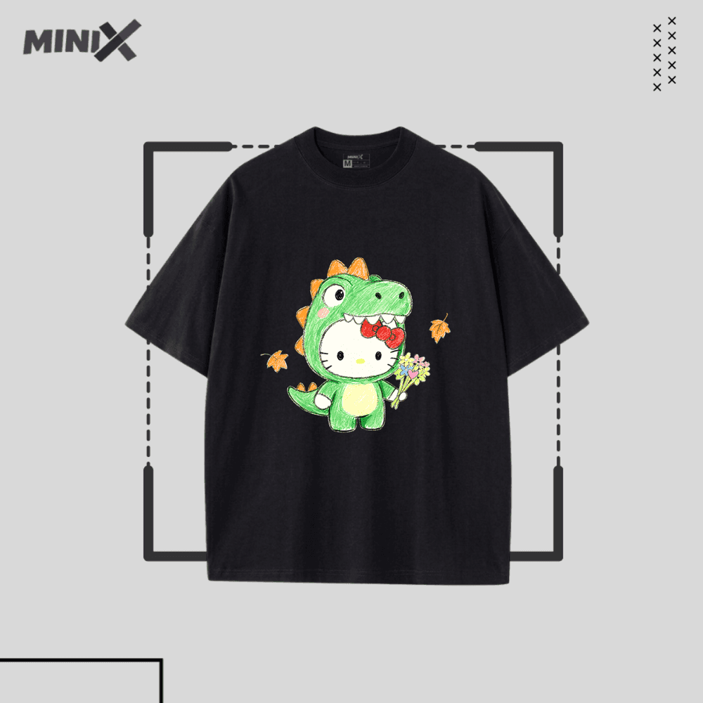 Hello Kitty trong bộ trang phục khủng long