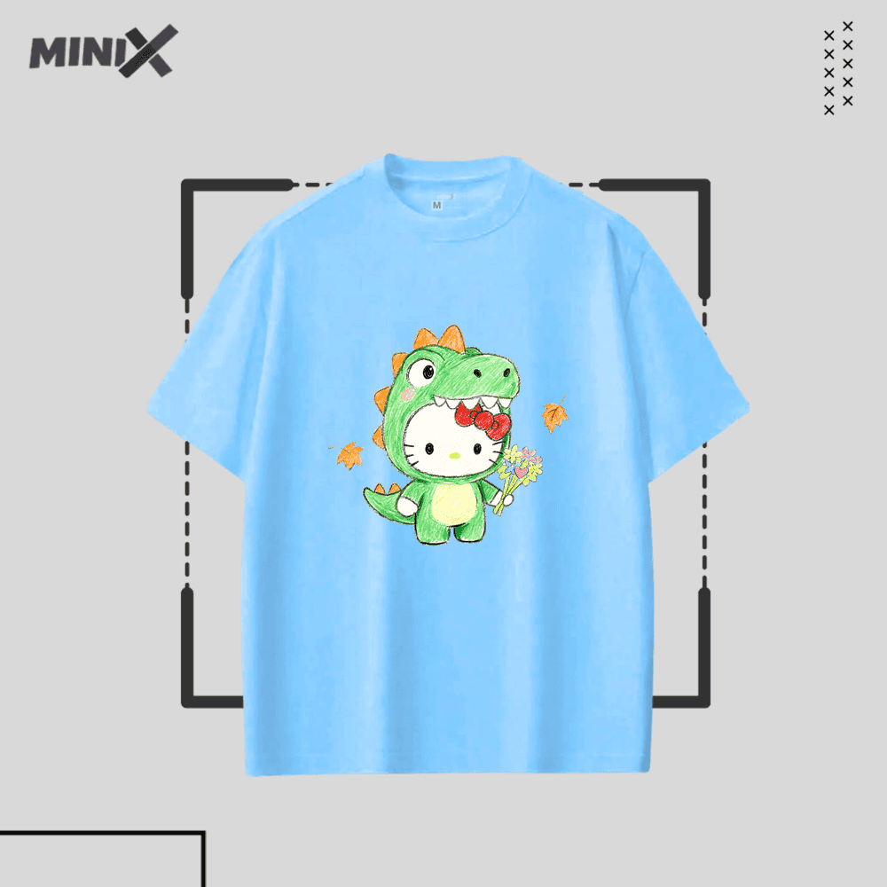 Hello Kitty trong bộ trang phục khủng long