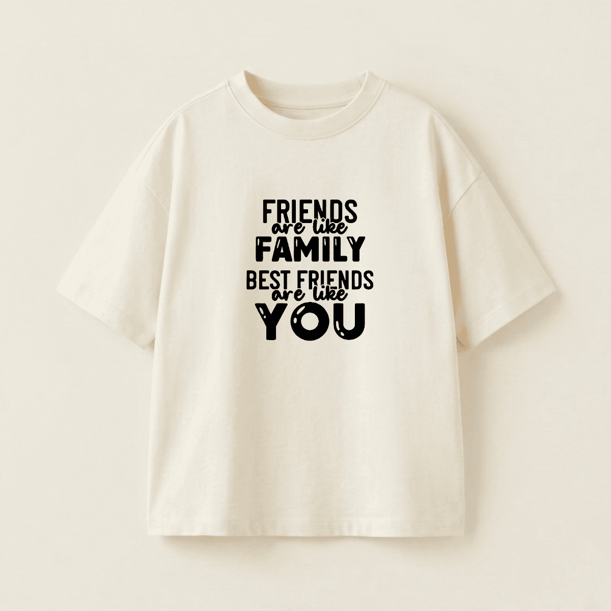 FRIENDS are like FAMILY BEST FRIENDS are like YOU